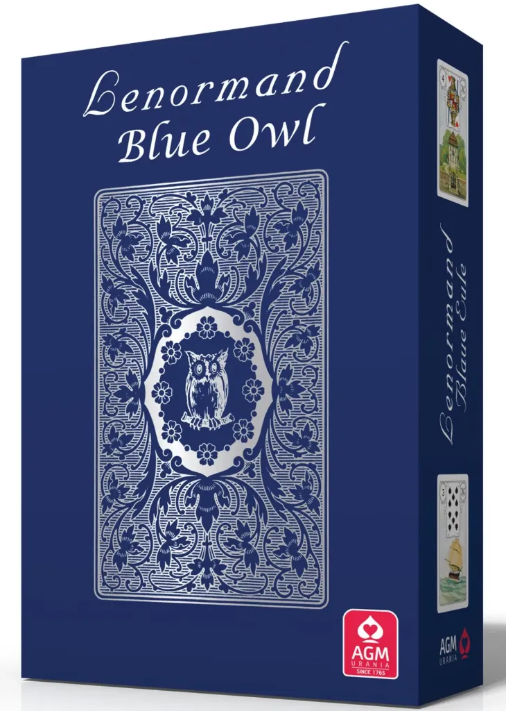 Lenormand Blue Owl - Silver Edition